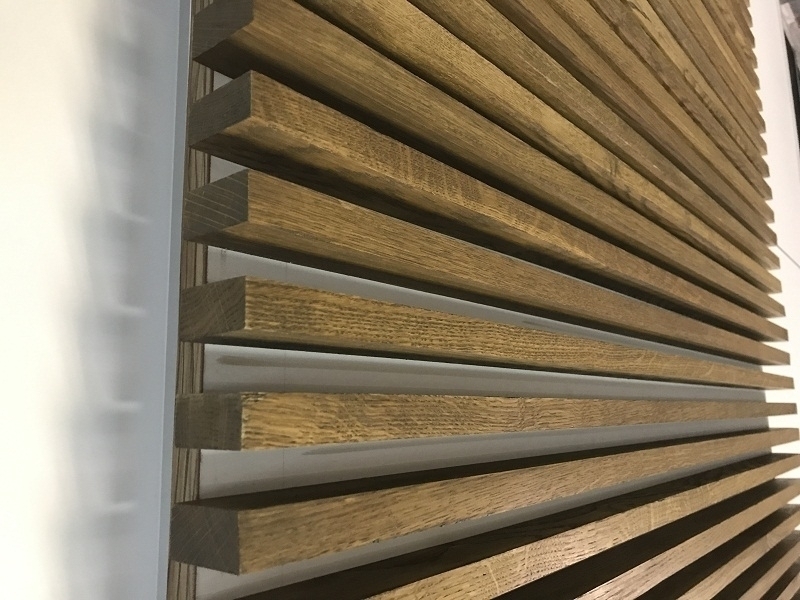 Декоративные рейки из дуба под маслом